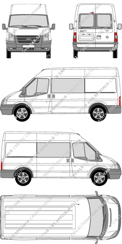 Ford Transit van/transporter, 2006–2014 (Ford_160)