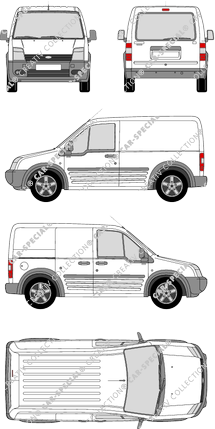 Ford Transit Connect fourgon, 2006–2009 (Ford_181)