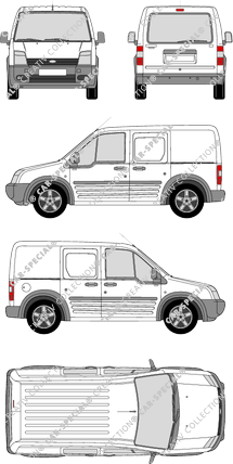 Ford Transit Connect fourgon, 2006–2009 (Ford_187)