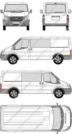 Ford Transit camionnette, 2006–2014 (Ford_200)