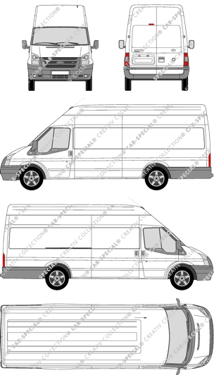 Ford Transit van/transporter, 2006–2014 (Ford_215)
