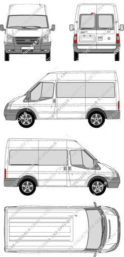 Ford Transit minibus, 2006–2014 (Ford_217)