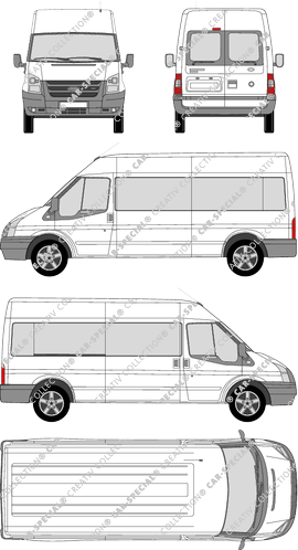 Ford Transit camionnette, 2006–2014 (Ford_227)