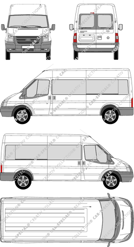 Ford Transit camionnette, 2006–2014 (Ford_228)