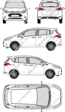 Ford B-Max Kombi, 2012–2017 (Ford_302)