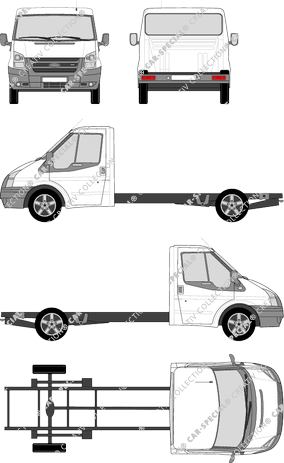 Ford Transit Chassis for superstructures, 2006–2014 (Ford_314)