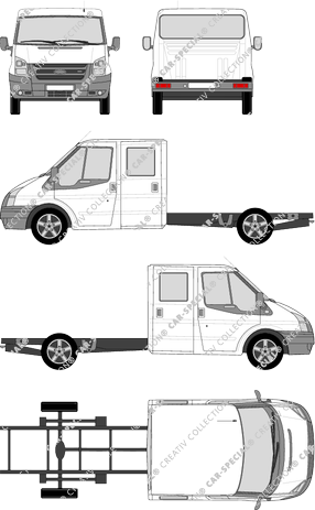 Ford Transit Châssis pour superstructures, 2006–2014 (Ford_315)