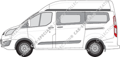 Ford Tourneo Custom microbús, 2012–2018