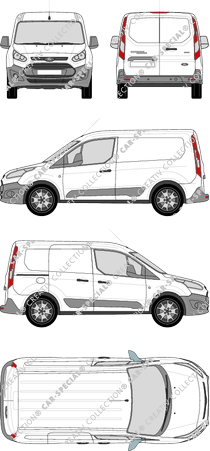 Ford Transit Connect fourgon, 2013–2018 (Ford_349)