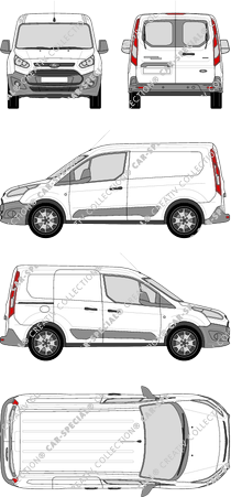 Ford Transit Connect fourgon, 2013–2018 (Ford_357)