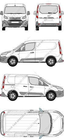 Ford Transit Connect fourgon, 2013–2018 (Ford_359)