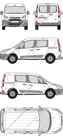 Ford Transit Connect van/transporter, 2013–2018 (Ford_366)