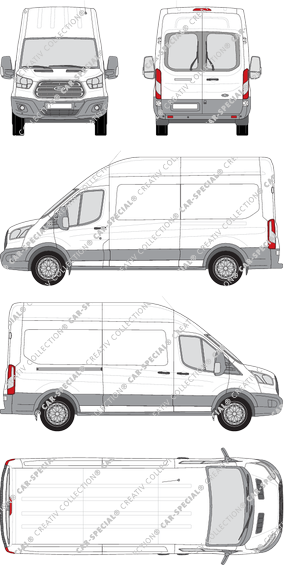 Ford Transit van/transporter, 2014–2019 (Ford_397)