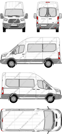 Ford Transit camionnette, 2014–2019 (Ford_419)