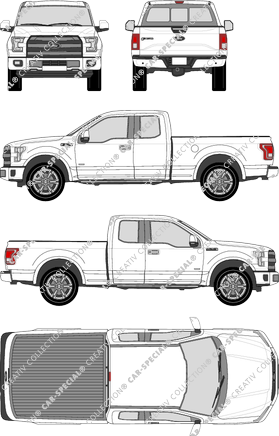 Ford F-150 Pick-up, actual (desde 2015) (Ford_462)