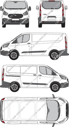 Ford Transit Custom van/transporter, 2018–2023 (Ford_493)