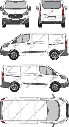 Ford Transit Custom van/transporter, 2018–2023 (Ford_494)