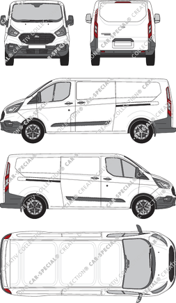 Ford Transit Custom van/transporter, 2018–2023 (Ford_504)