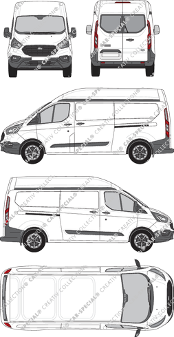 Ford Transit Custom van/transporter, 2018–2023 (Ford_518)