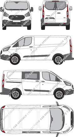 Ford Transit Custom van/transporter, 2018–2023 (Ford_577)