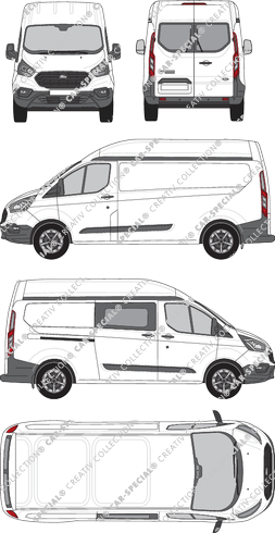 Ford Transit Custom van/transporter, 2018–2023 (Ford_581)