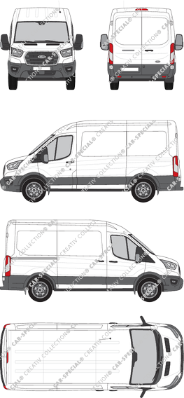Ford Transit van/transporter, current (since 2019) (Ford_592)