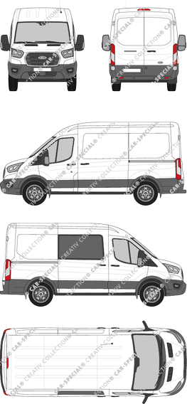 Ford Transit van/transporter, current (since 2019) (Ford_597)