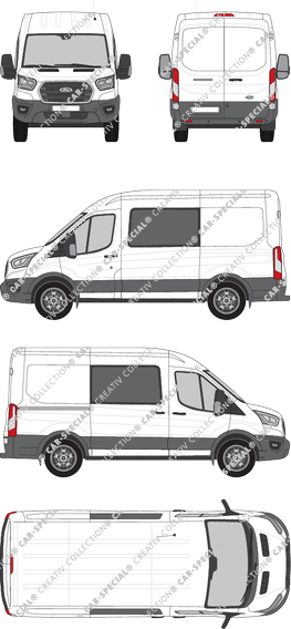 Ford Transit van/transporter, current (since 2019) (Ford_598)
