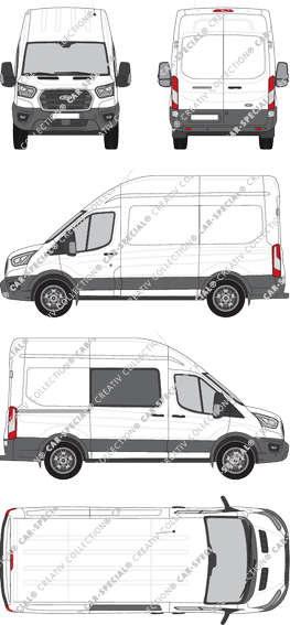 Ford Transit van/transporter, current (since 2019) (Ford_608)