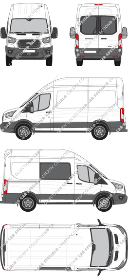 Ford Transit van/transporter, current (since 2019) (Ford_612)