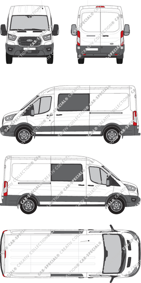 Ford Transit van/transporter, current (since 2019) (Ford_623)