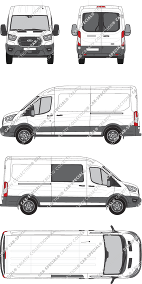 Ford Transit van/transporter, current (since 2019) (Ford_625)
