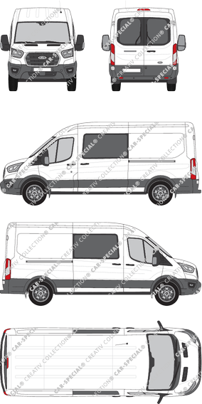 Ford Transit van/transporter, current (since 2019) (Ford_627)