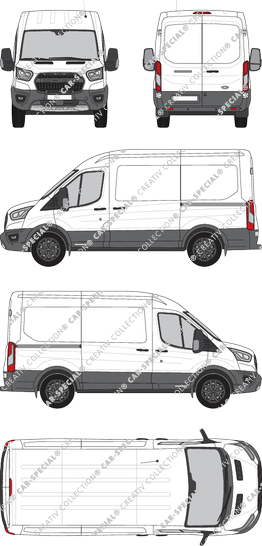 Ford Transit van/transporter, current (since 2020) (Ford_715)