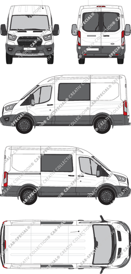 Ford Transit van/transporter, current (since 2020) (Ford_722)