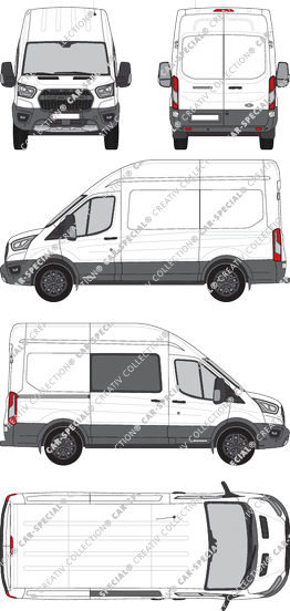 Ford Transit van/transporter, current (since 2020) (Ford_728)
