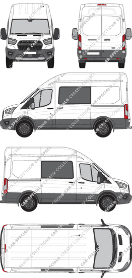 Ford Transit van/transporter, current (since 2020) (Ford_730)
