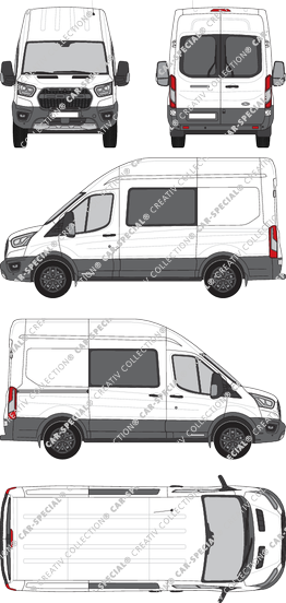 Ford Transit van/transporter, current (since 2020) (Ford_732)