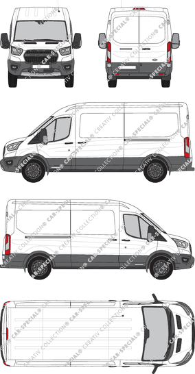 Ford Transit van/transporter, current (since 2020) (Ford_735)