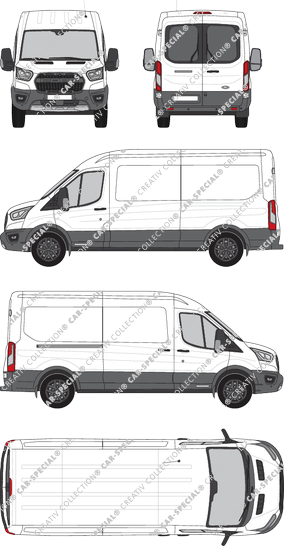 Ford Transit van/transporter, current (since 2020) (Ford_736)