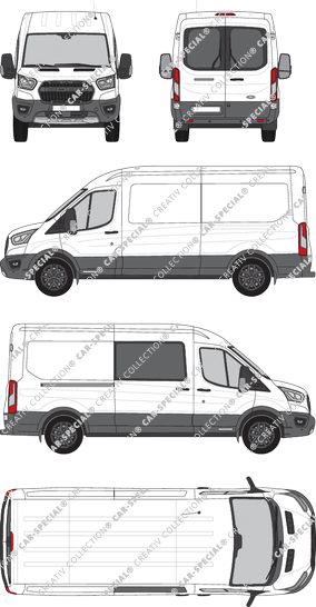 Ford Transit van/transporter, current (since 2020) (Ford_741)