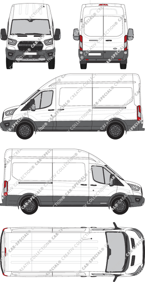 Ford Transit van/transporter, current (since 2020) (Ford_745)