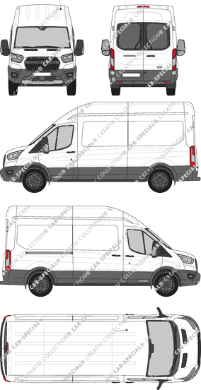 Ford Transit van/transporter, current (since 2020) (Ford_746)