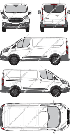 Ford Transit Custom van/transporter, 2020–2023 (Ford_764)