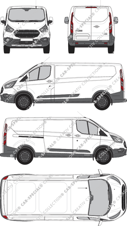 Ford Transit Custom van/transporter, 2020–2023 (Ford_774)