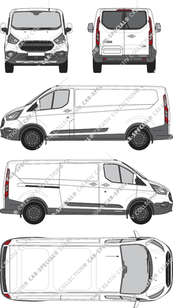Ford Transit Custom van/transporter, 2020–2023 (Ford_776)