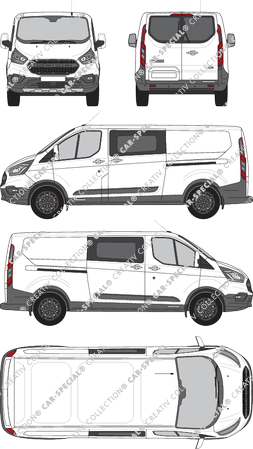 Ford Transit Custom van/transporter, 2020–2023 (Ford_779)