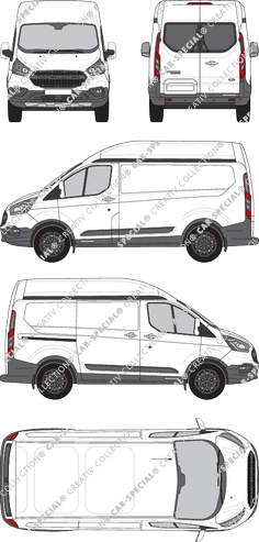 Ford Transit Custom van/transporter, 2020–2023 (Ford_788)