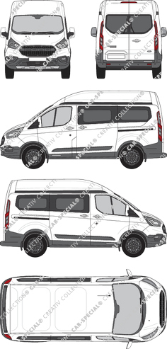 Ford Transit Custom minibus, 2020–2023 (Ford_807)