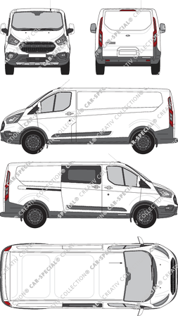 Ford Transit Custom van/transporter, 2020–2023 (Ford_818)